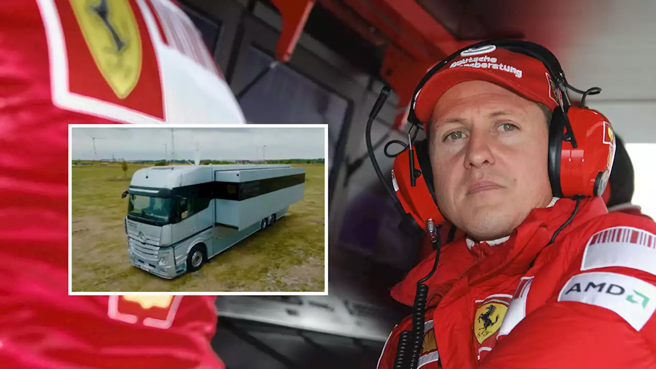 Un camping car initialement construit pour Michael Schumacher est à