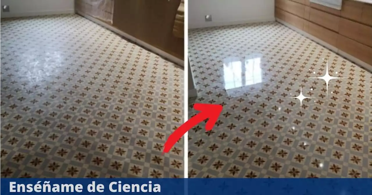 Cómo dejar el piso de loseta o azulejo brillante El truco definitivo