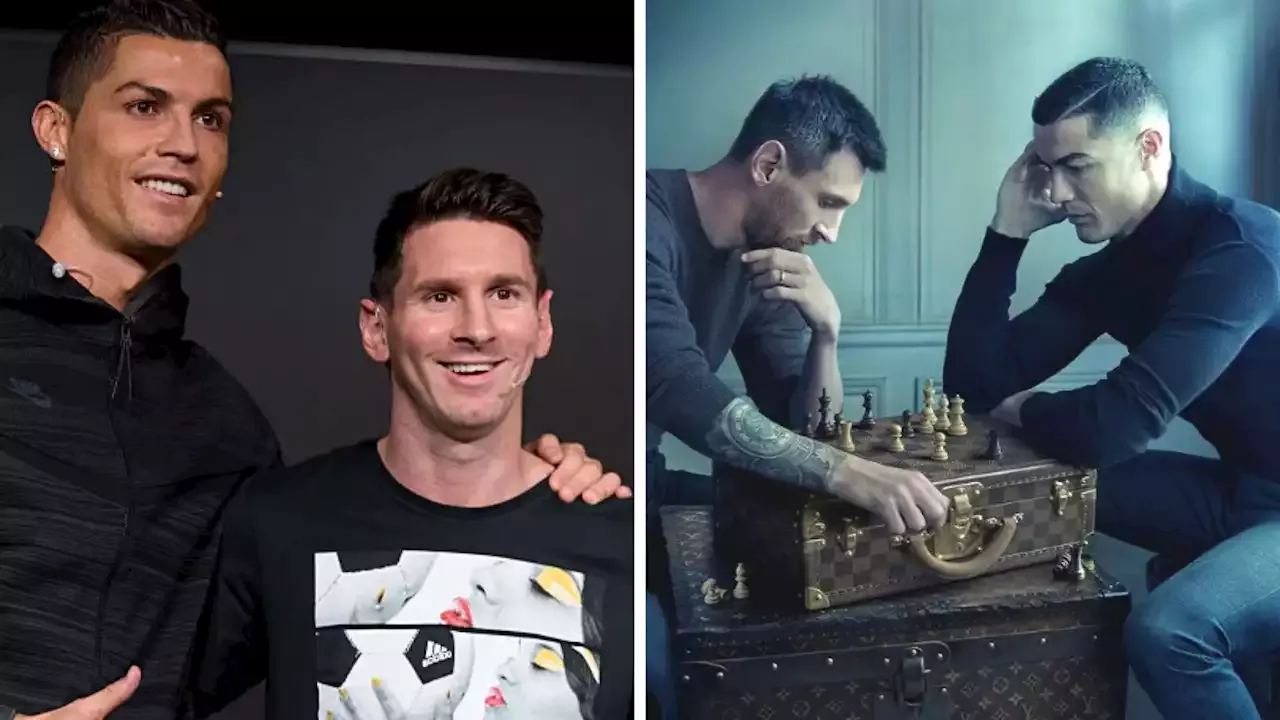 La Historia Detr S De La Foto De Messi Y Ronaldo Jugando Ajedrez