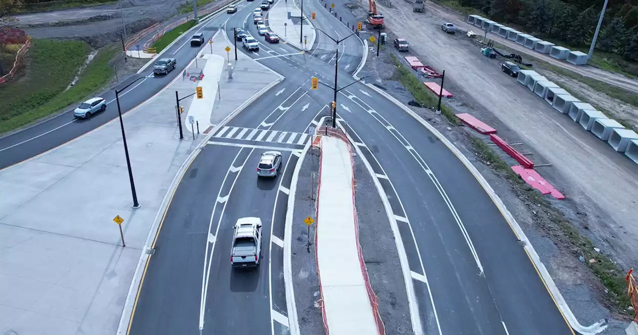 Ontario S First Diverging Diamond Interchange Is Now Fully Open And It