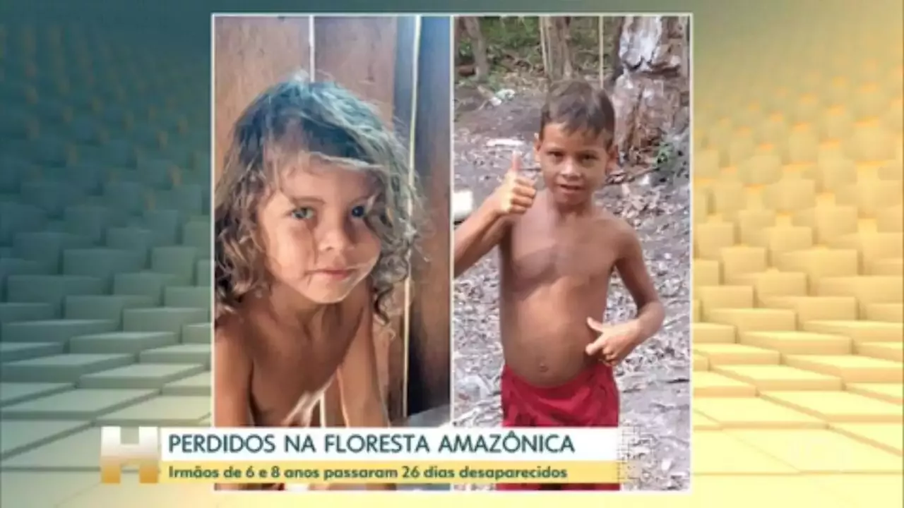 Irm Os De E Anos Encontrados Ap S Dias Perdidos Na Floresta