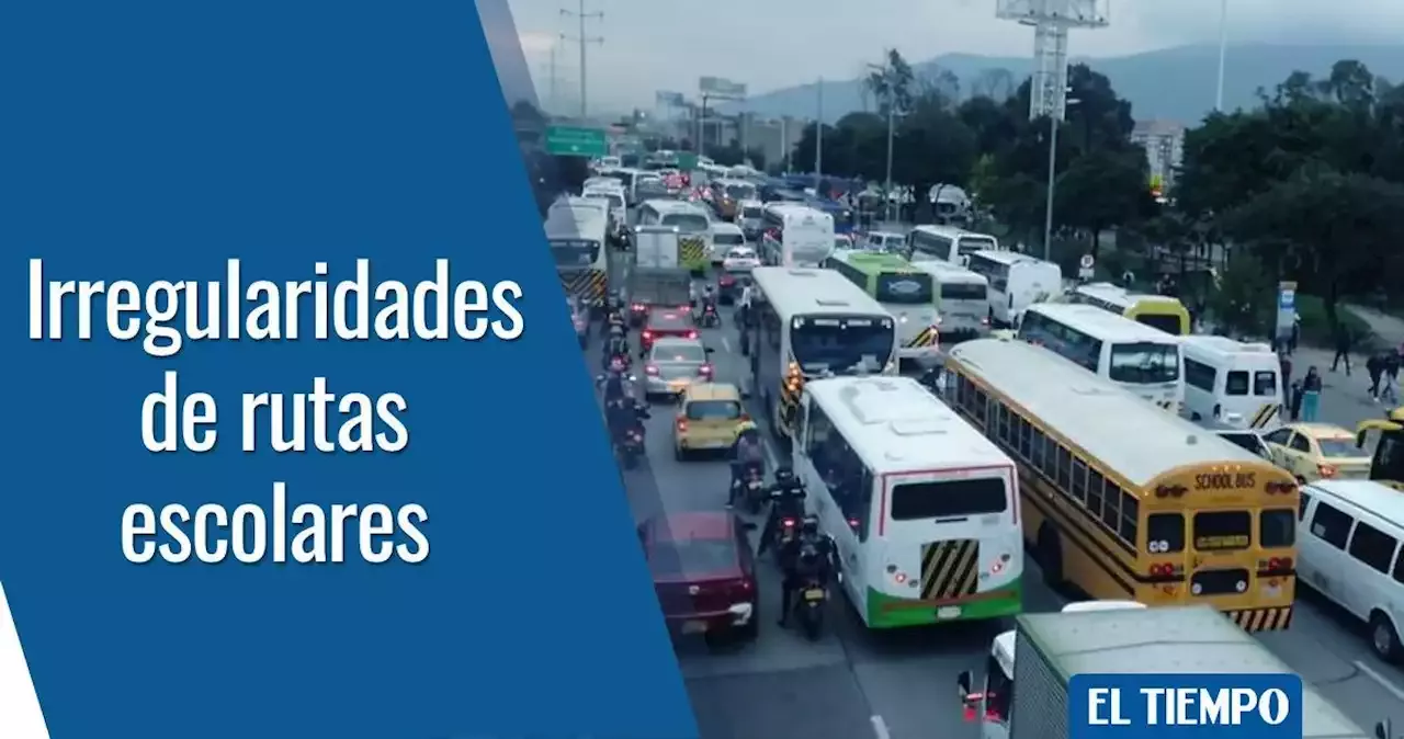 Estas son las graves fallas de las rutas escolares en Bogotá