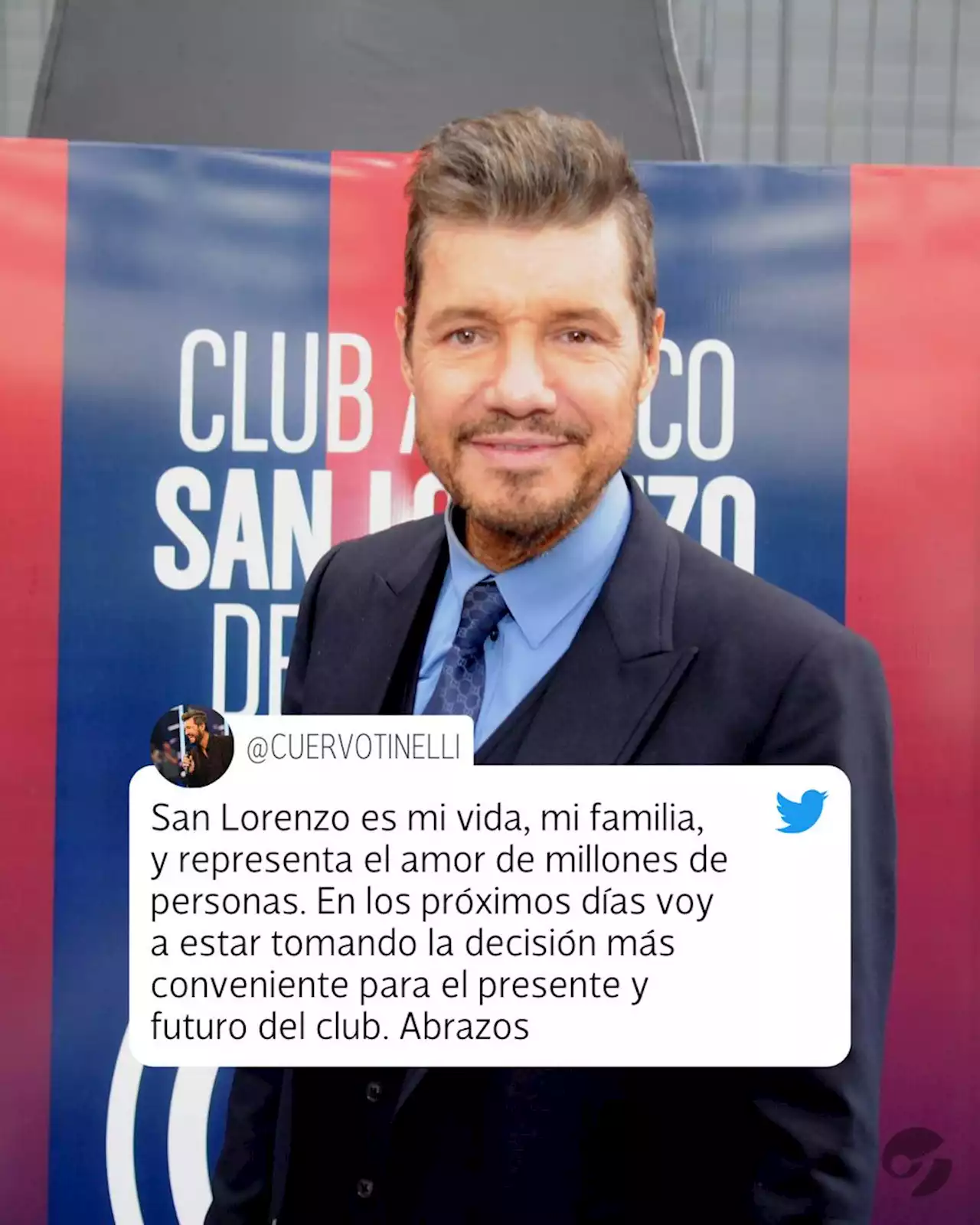 Marcelo Tinelli rompió el silencio y habló de su futuro en San Lorenzo