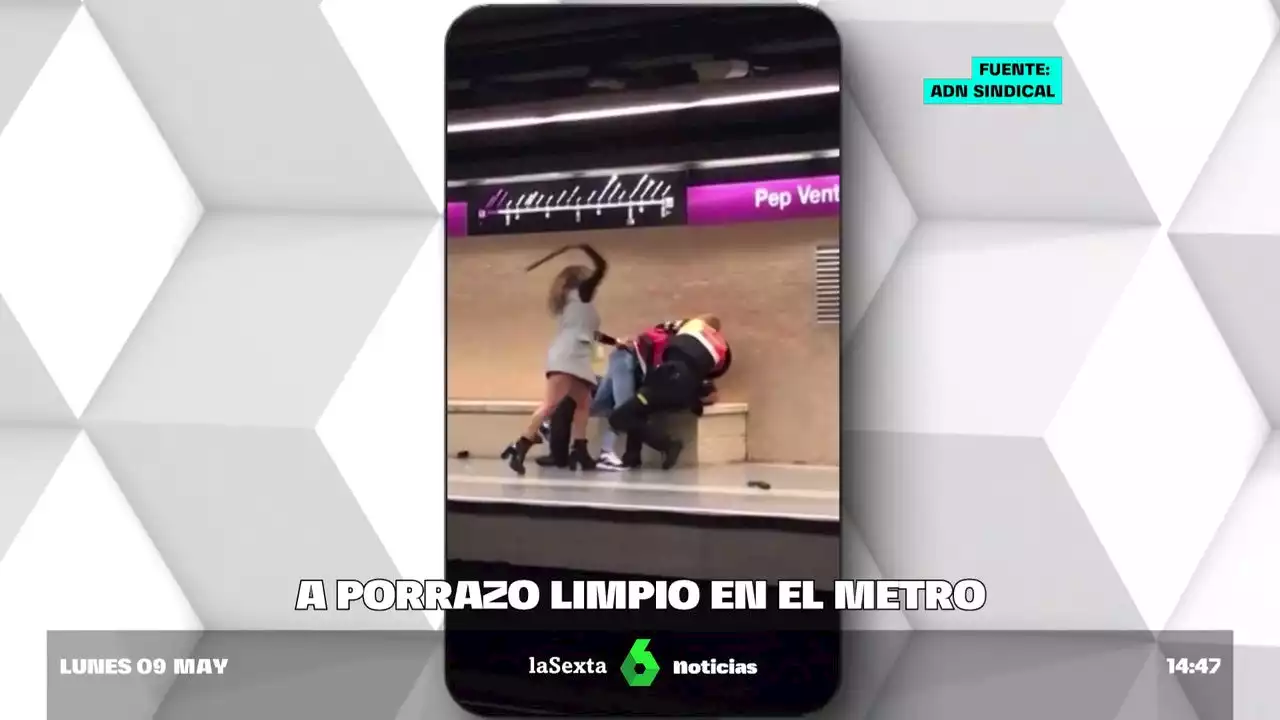 Detenida Una Mujer Por Golpear En La Cabeza A Un Vigilante Del Metro