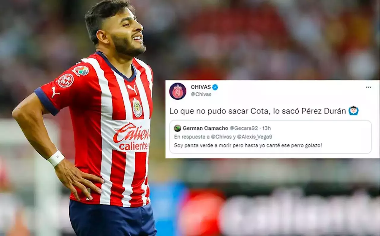 Chivas publica en Twitter No la sacó el portero la sacó el árbitro