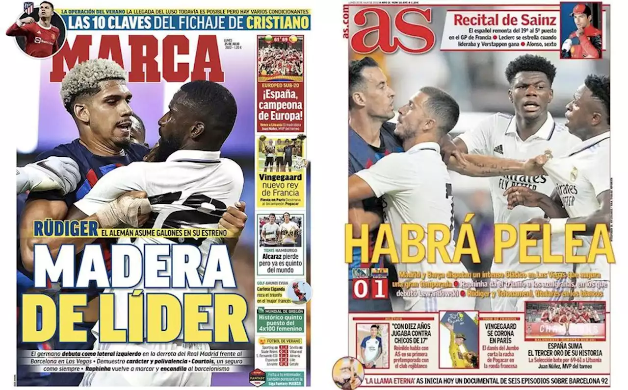 El Papel N Portadas De Los Peri Dicos Deportivos Hoy De Julio