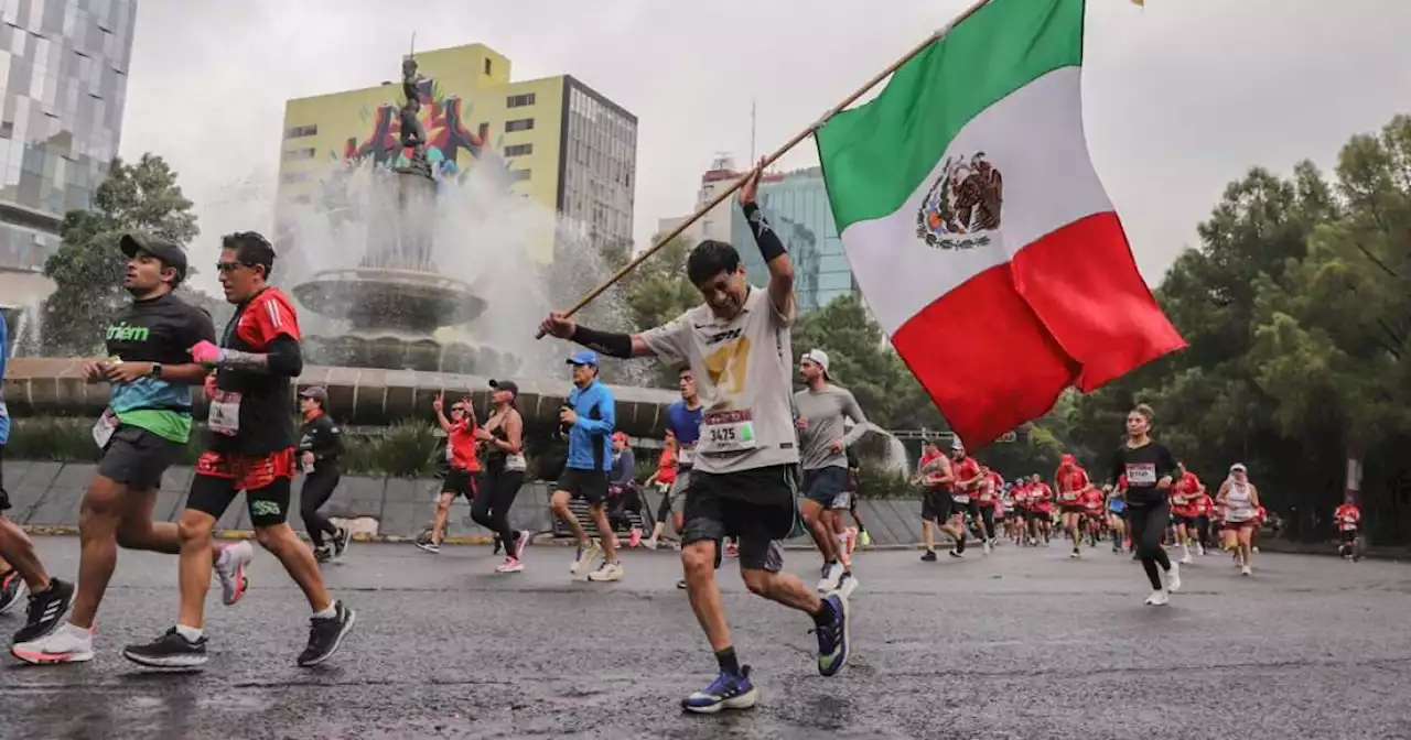 Enfotos As Se Vivi El Marat N De La Ciudad De M Xico M Xico