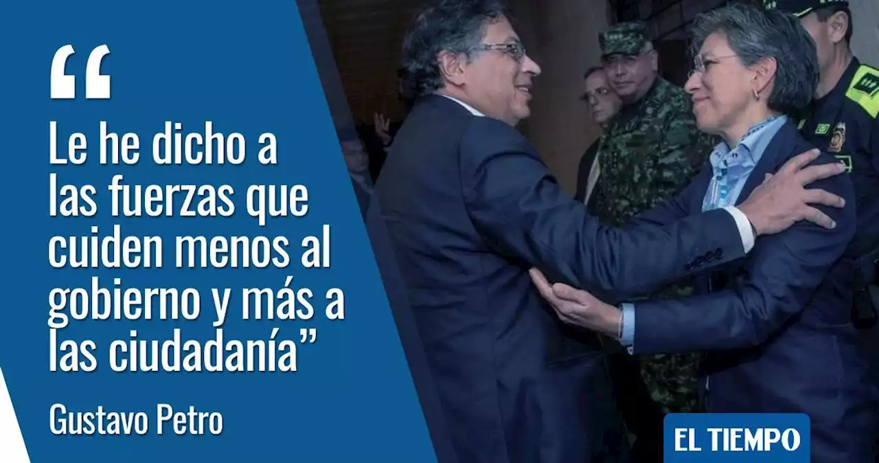 Gustavo Petro anuncia cirugía al plan cuadrantes de la Policía en