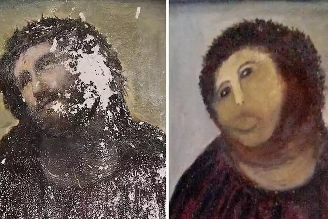 Han Intentado Arreglar El Destrozo Al Ecce Homo Usando Una Inteligencia