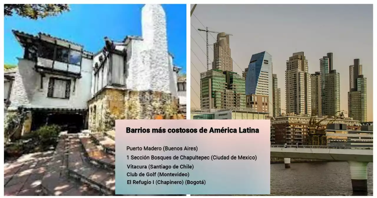 Dos Barrios De Bogot Entre Los M S Costosos De Am Rica Latina