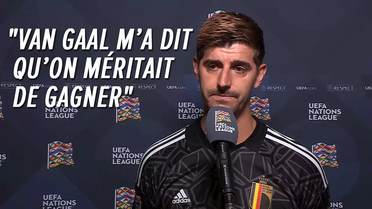 C Est Typique De La Presse Belge Thibaut Courtois Calme Les Esprits