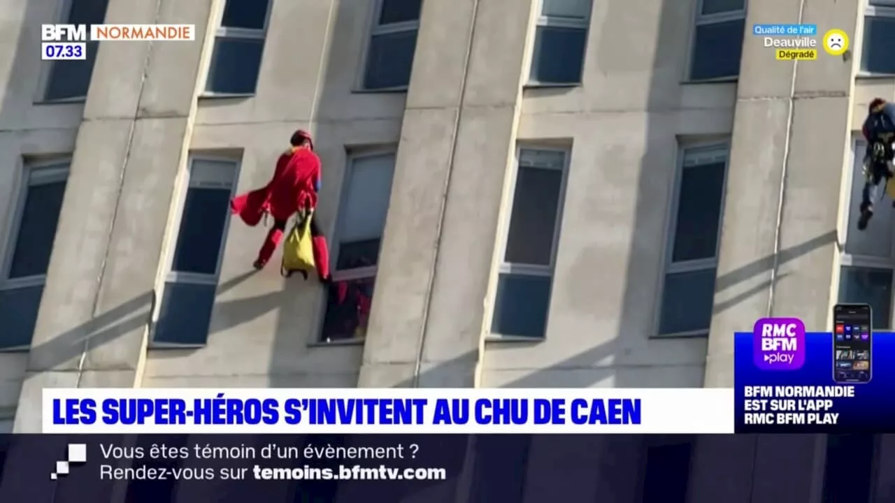 Les Pompiers Jouent Les Super H Ros Pour Redonner Le Sourire Aux