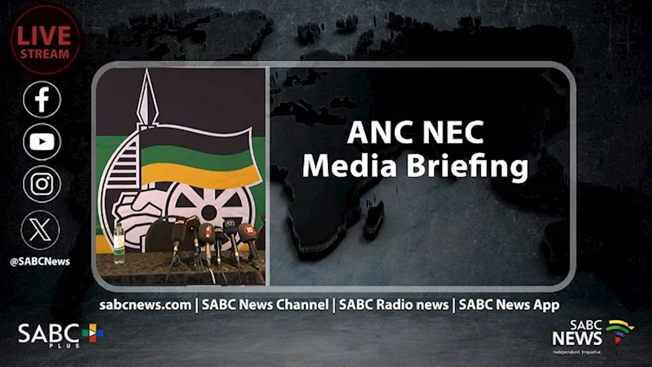 ANC Briefs The Media On The NEC Meeting SABC News Breaking News