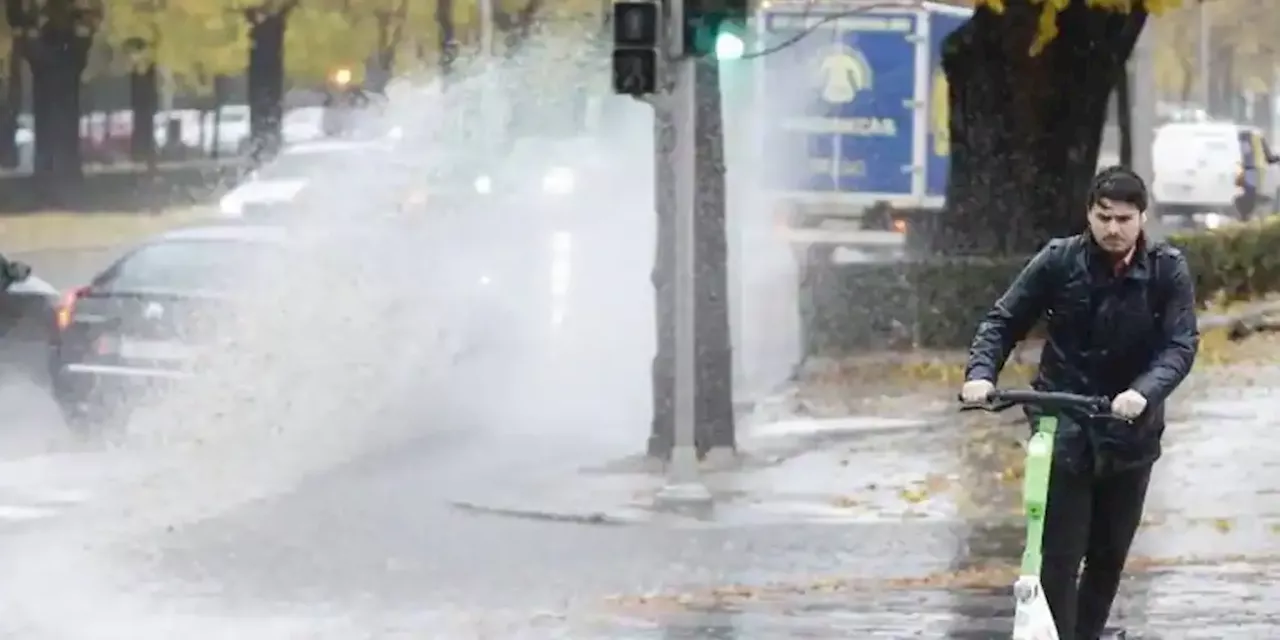 Aviso amarillo de la Aemet en Madrid La borrasca Aline dejará lluvias