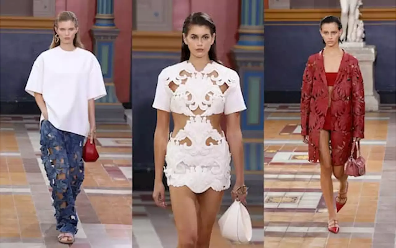 Moda Spring Summer La Sfilata Valentino Alla Paris Fashion Week