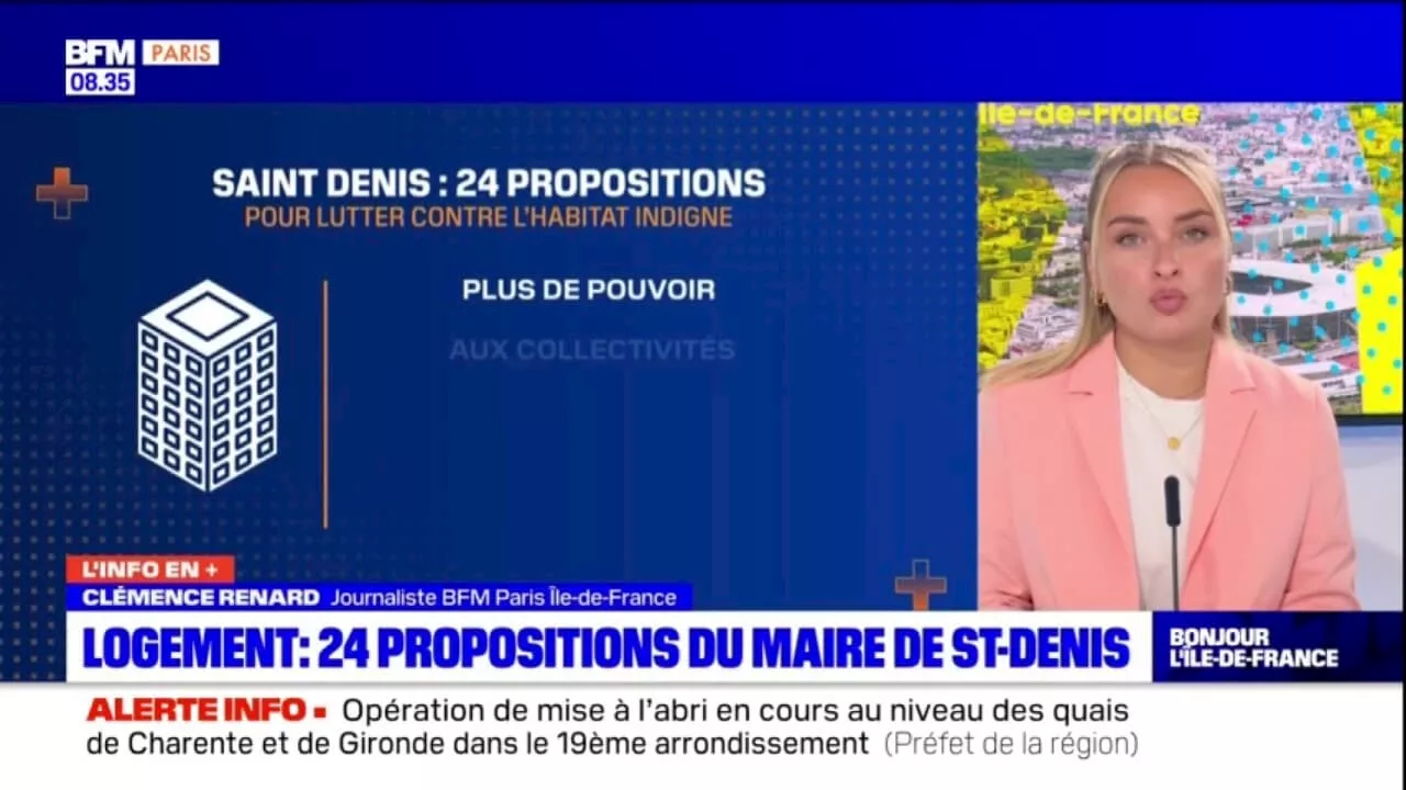 L Info En Propositions Du Maire De Saint Denis Pour Lutter Contre