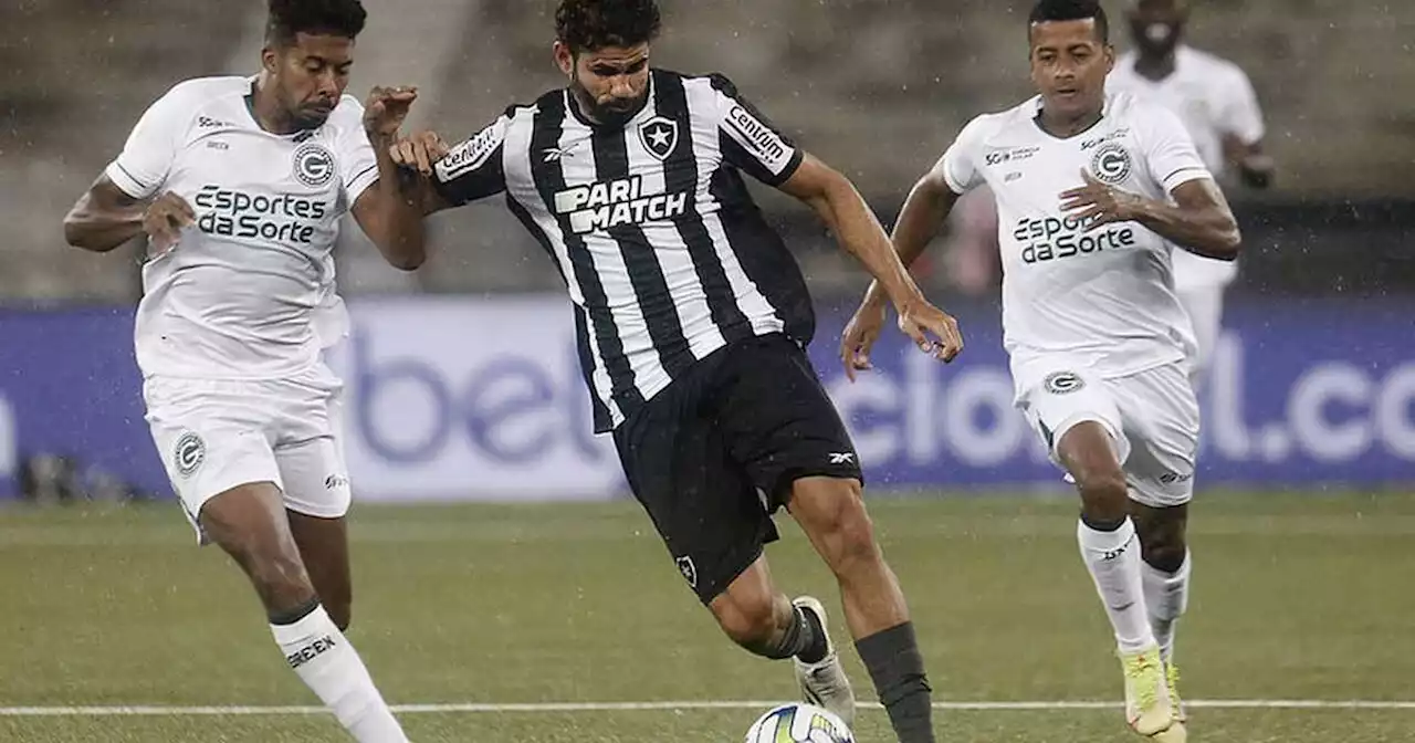 Botafogo empata o Goiás e chega a quatro jogos seguidos sem vitória