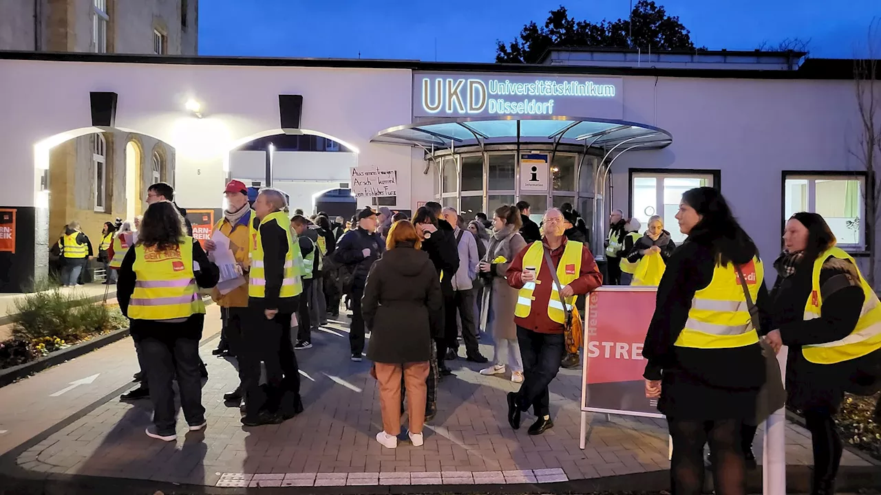 D Sseldorf Warnstreik An Uniklinik Deutschland