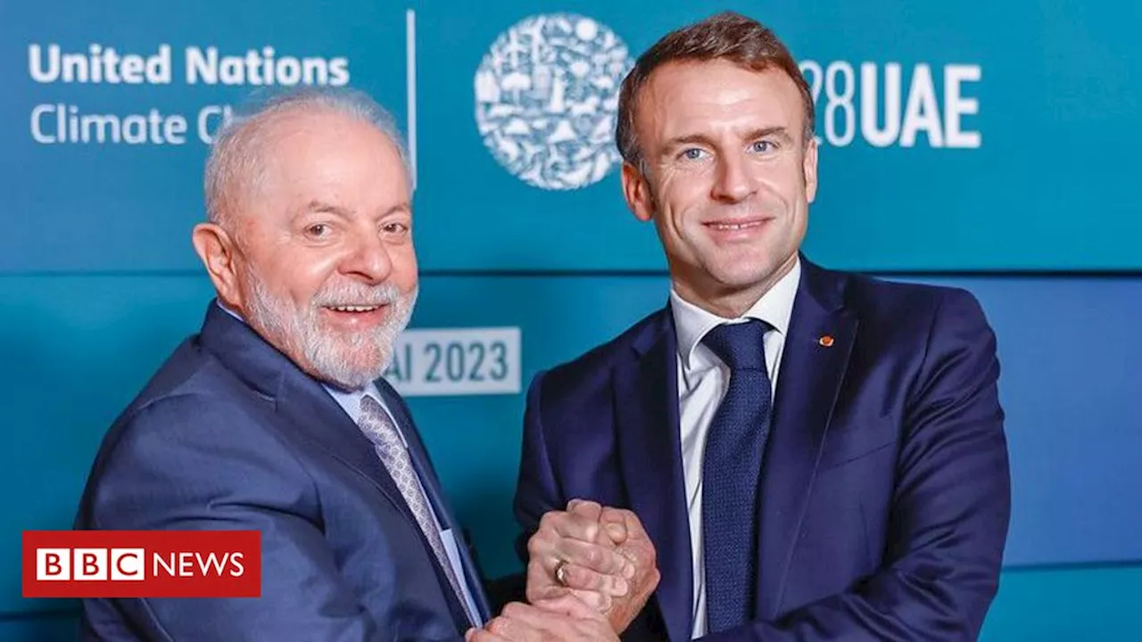 Lula e Macron se encontram antes de declarações contra acordo Mercosul