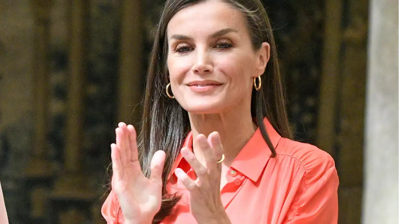 El Ltimo Look Arriesgado De Letizia Ense A Pierna Musculada Con Falda