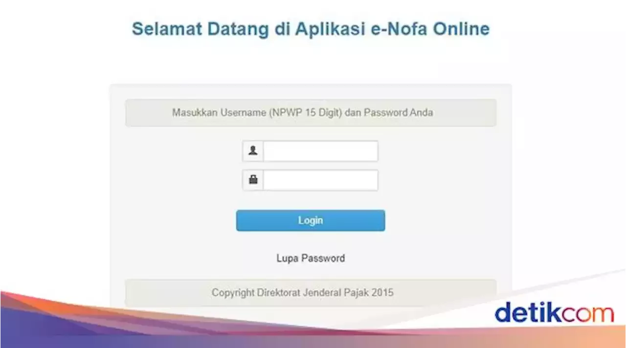 Apa Itu E Nofa Pajak Ini Penjelasan Dan Cara Menggunakannya