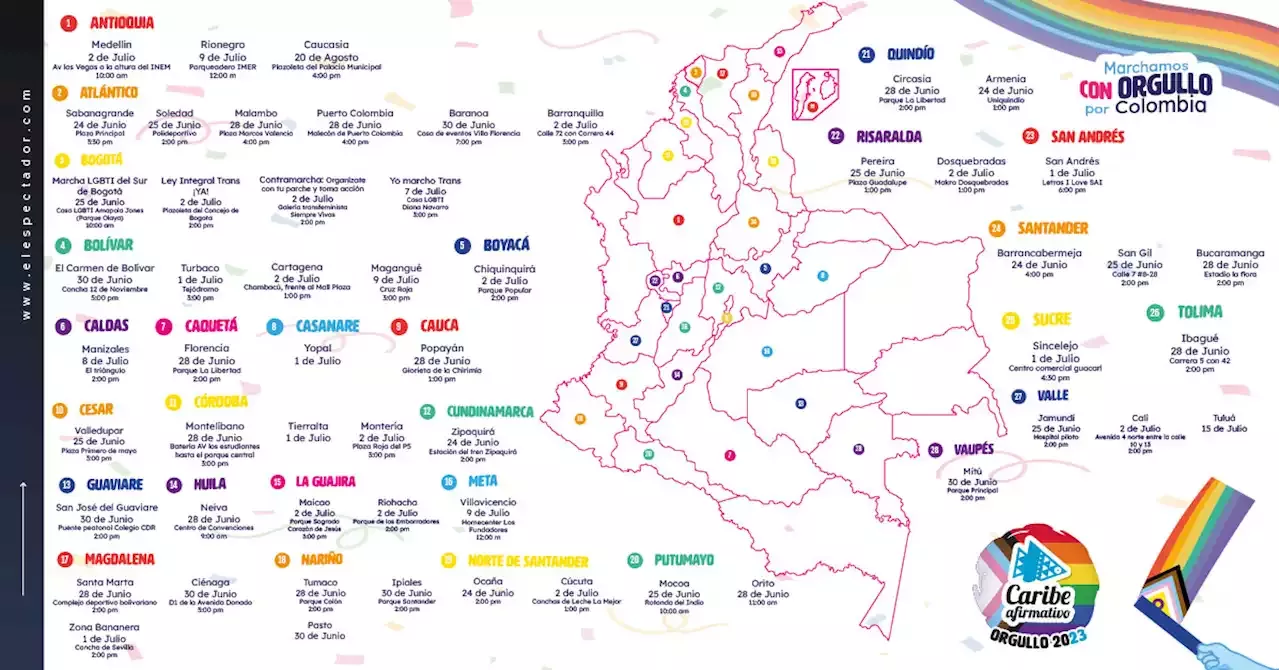 Marchas Del Orgullo Lgbt En Colombia Fechas Y En Qu Ciudades Se Celebrar