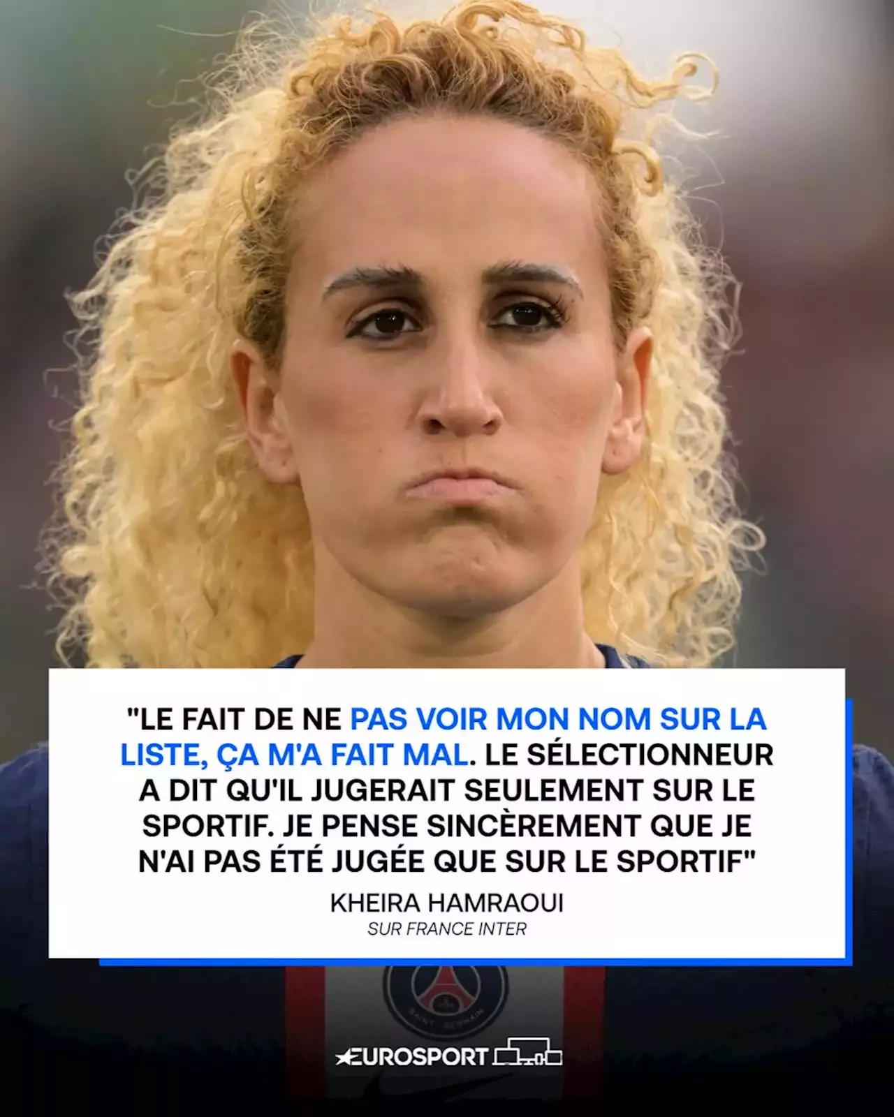 Equipe De France Kheira Hamraoui Cible Herv Renard Apr S Sa Non