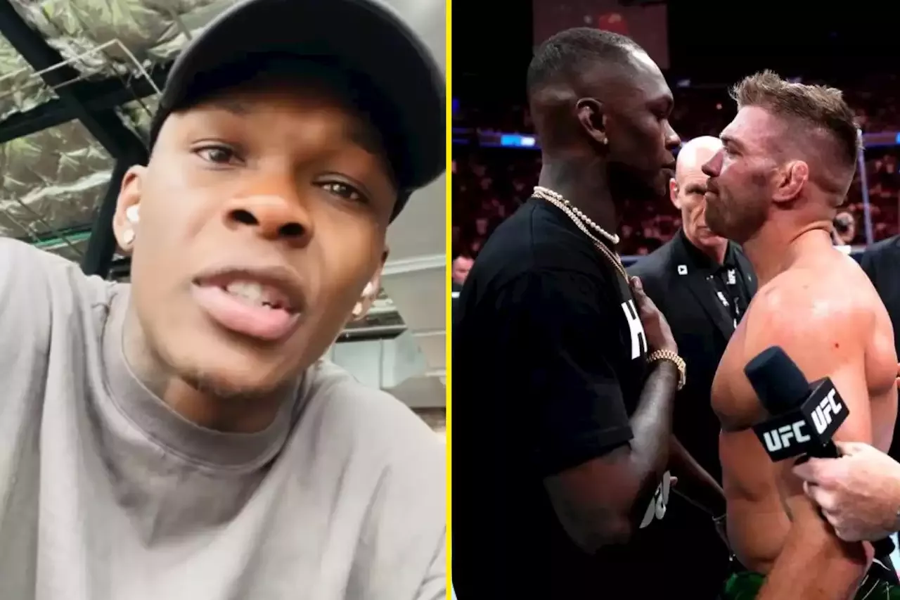 Israel Adesanya Aims X Rated Rant At Dricus Du Plessis As He Announces