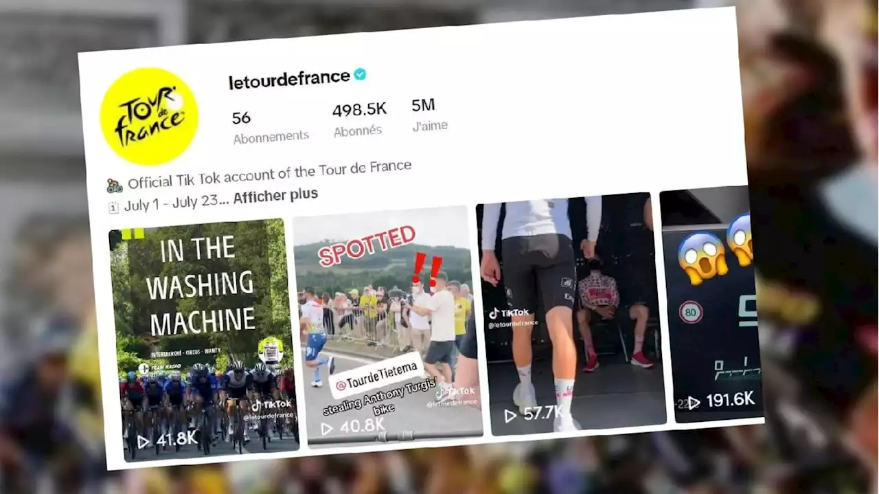 Tour De France Le R Seau Social Tiktok Se Lance La Conqu Te Du