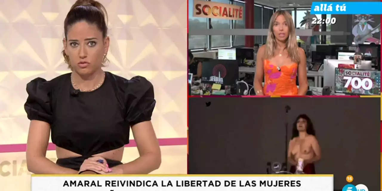 El Cabreo De Una Presentadora Tras Ver El Desnudo De Eva Amaral