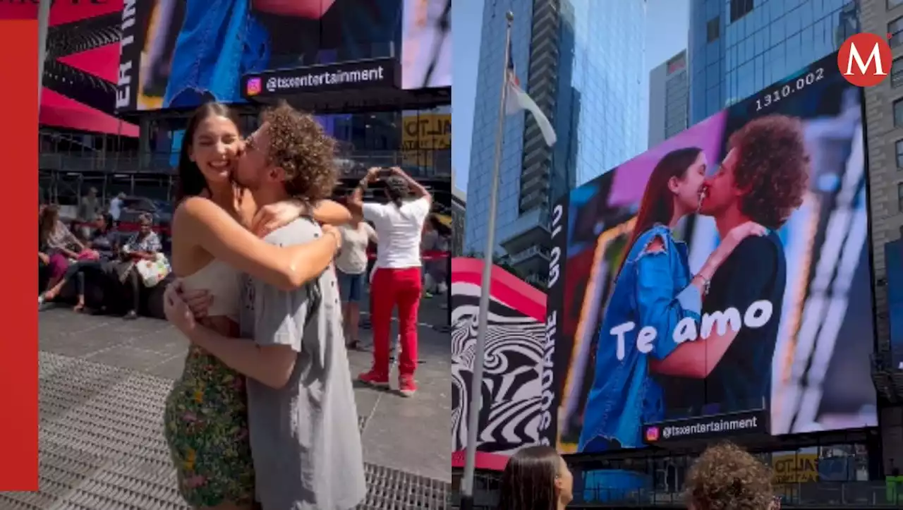 Novia De Luisito Comunica Comparte Beso En Times Square