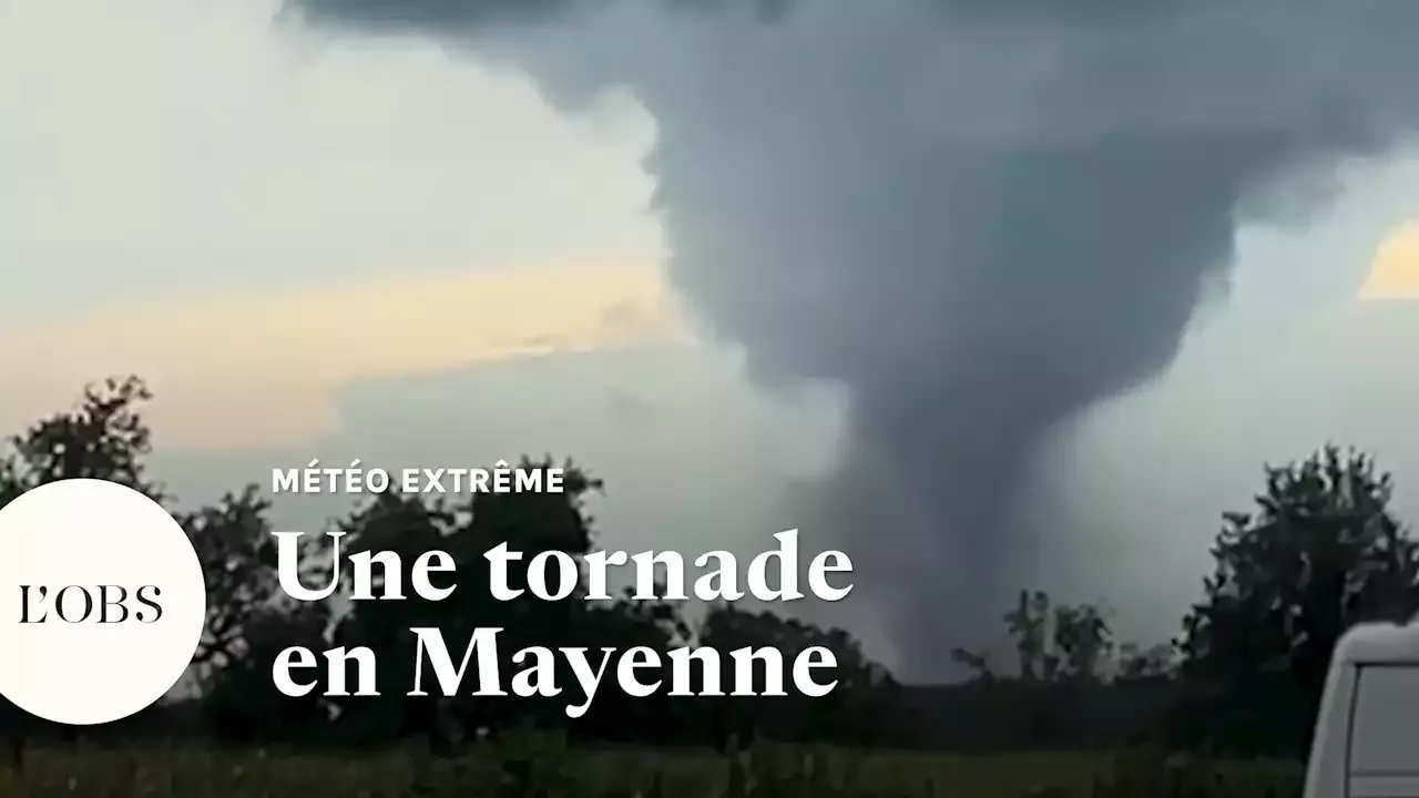 Les images de la tornade qui s est formée en Mayenne