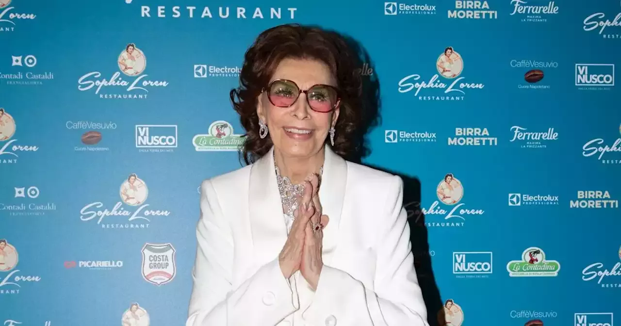 La actriz Sophia Loren fue operada con éxito de una fractura de cadera