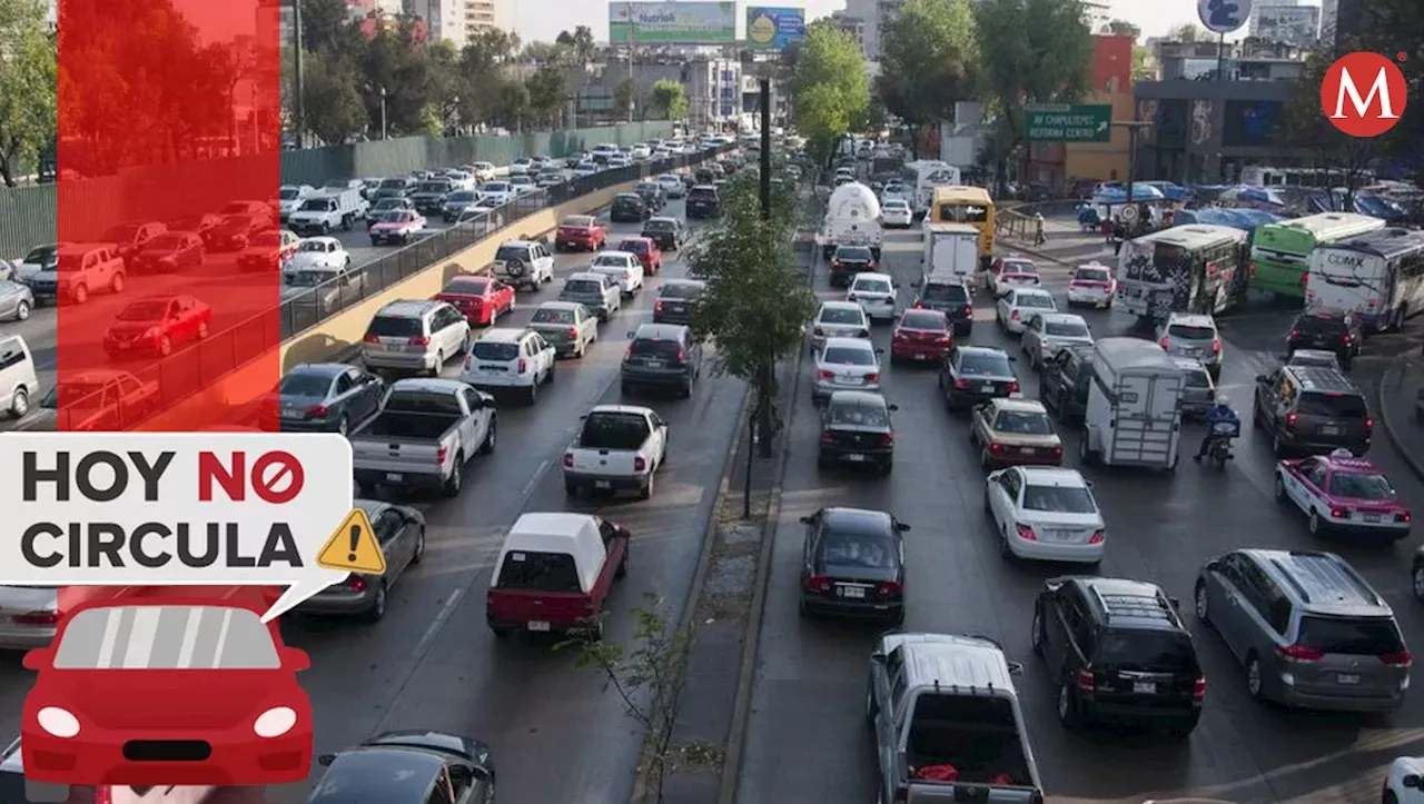 Hoy No Circula En Cdmx Y Edomex Qu Autos Descansan Este Mi Rcoles