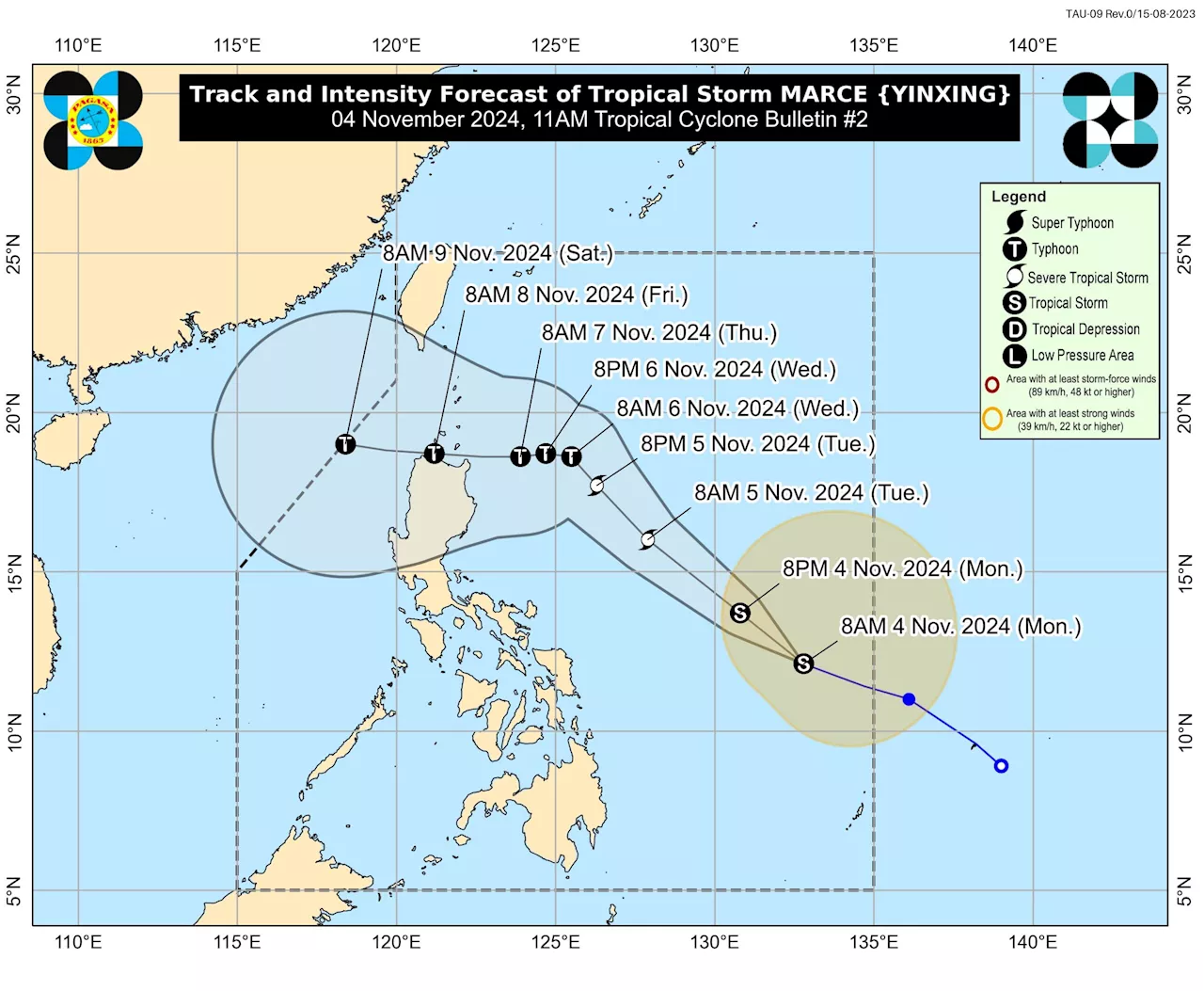 Marce May Strengthen Into Typhoon Rapid Intensification Likely