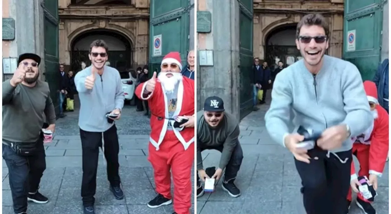 Stefano De Martino Balla I Calzini Con I Calzinari A Napoli Spettacolo