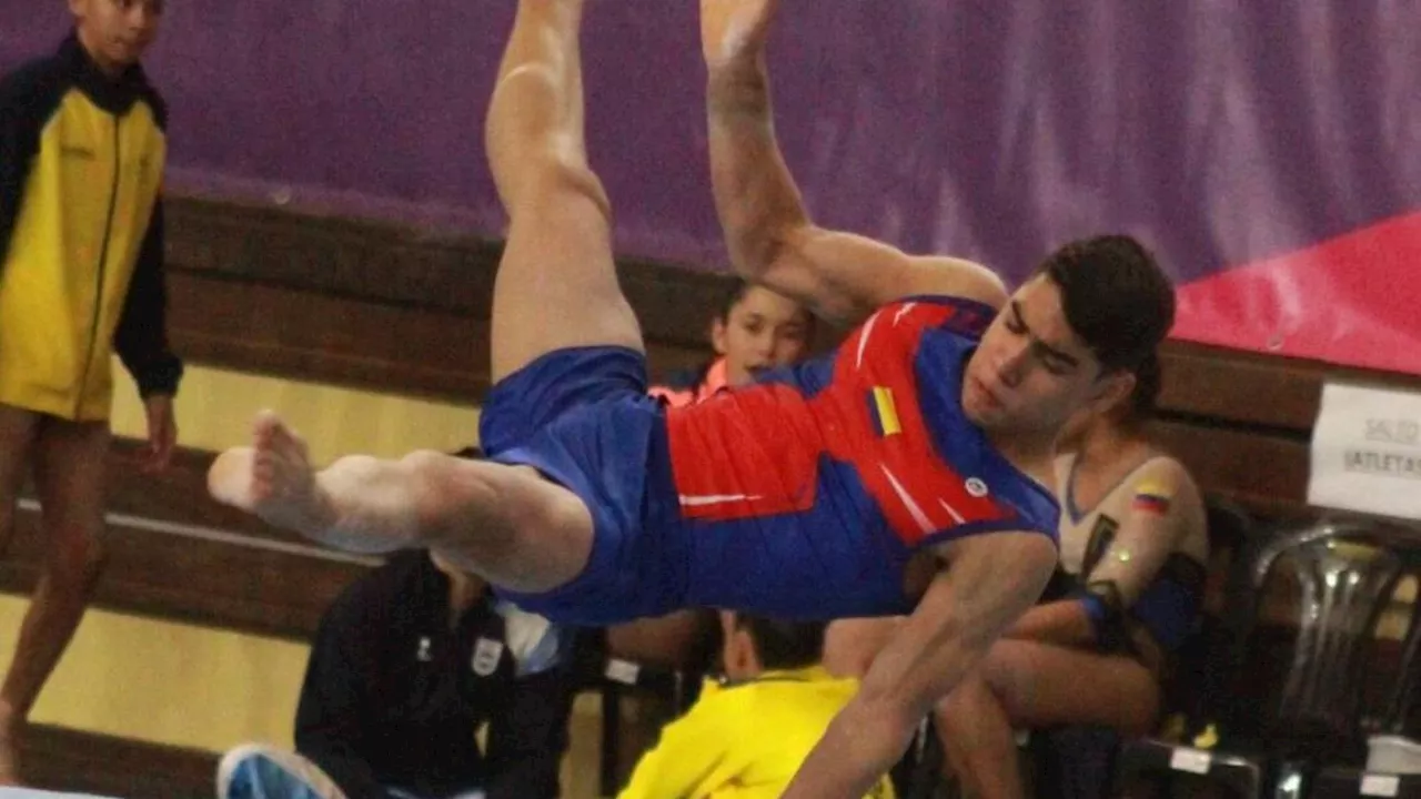 Ángel Barajas ganó la medalla de bronce en barra fija en Copa Mundo de