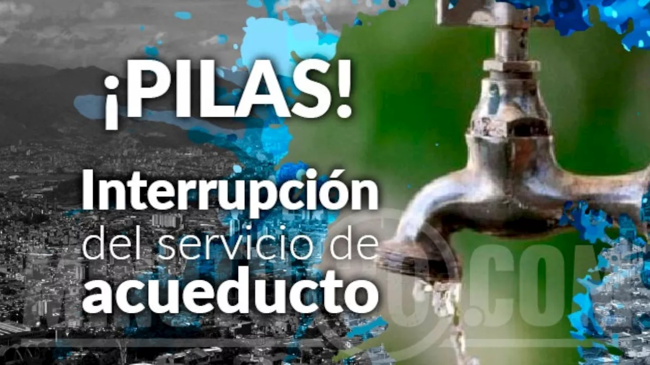 Cortes de agua en Bogotá horarios y sectores que están sin el servicio