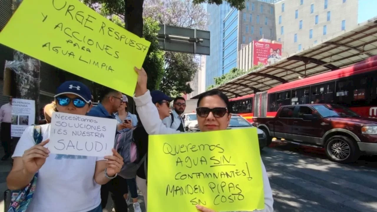 Sacmex reserva información de contaminación de agua pero admite mala