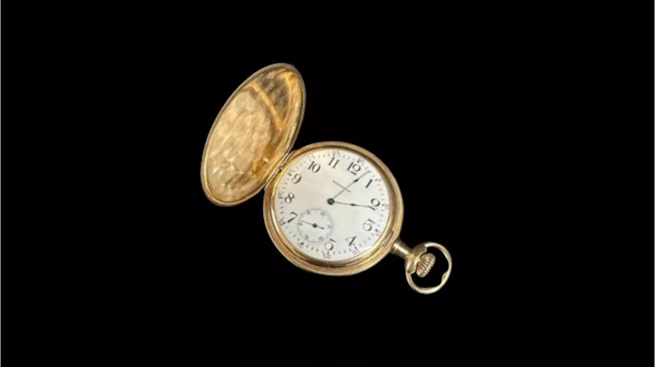 A Gold Pocket Watch That Was Recovered From The Titanic Just Sold For