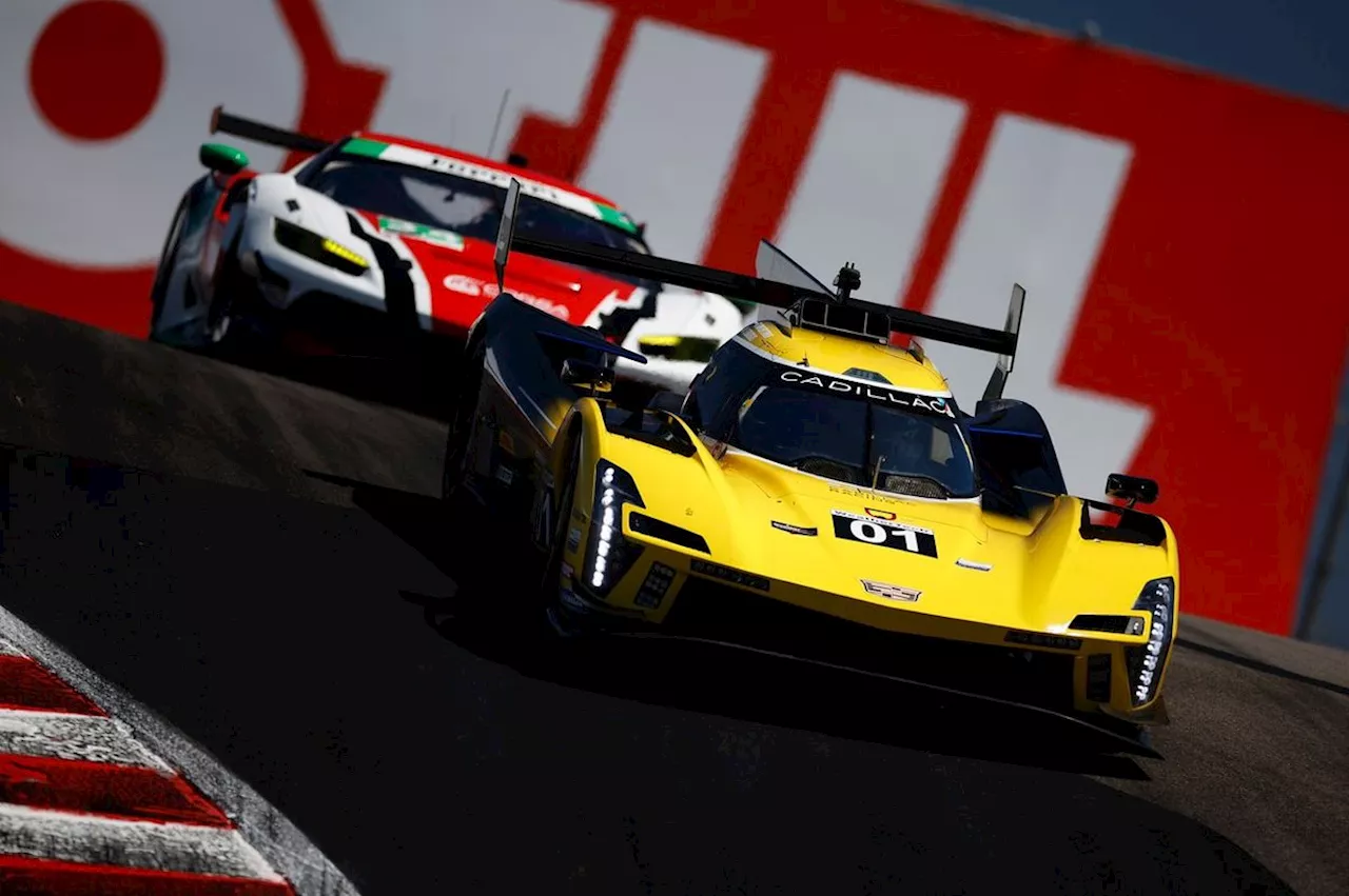 Imsa Laguna Seca Bourdais Pips Derani For Pole In Cadillac