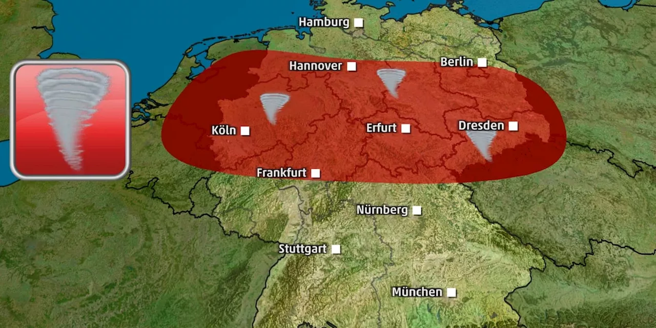 Unwetter Heute In Deutschland Tornado Gefahr Vom Rheinland Bis Zur