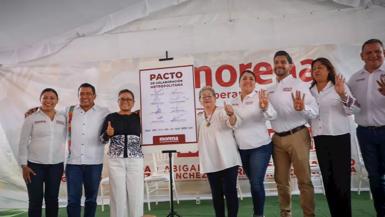 CDMX Aleida Alavez firma pacto de colaboración con aspirantes de