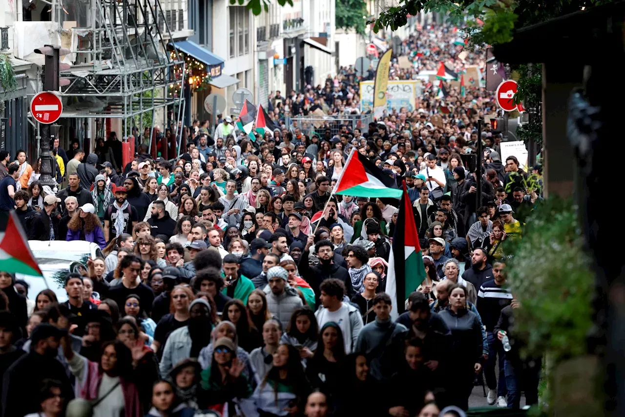 Fil Info Mobilisation pro Palestine des milliers de manifestants à