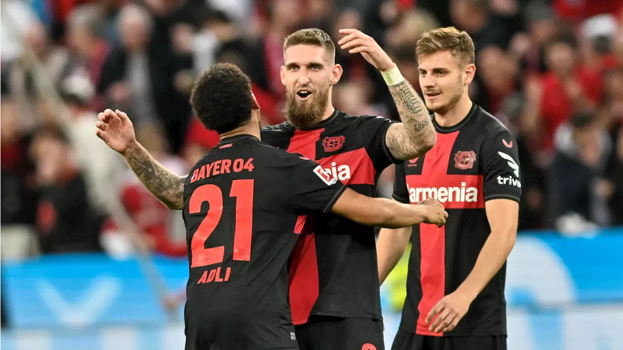 AS Rom Gegen Bayer Leverkusen Video Highlights Des Halbfinal Hinspiels