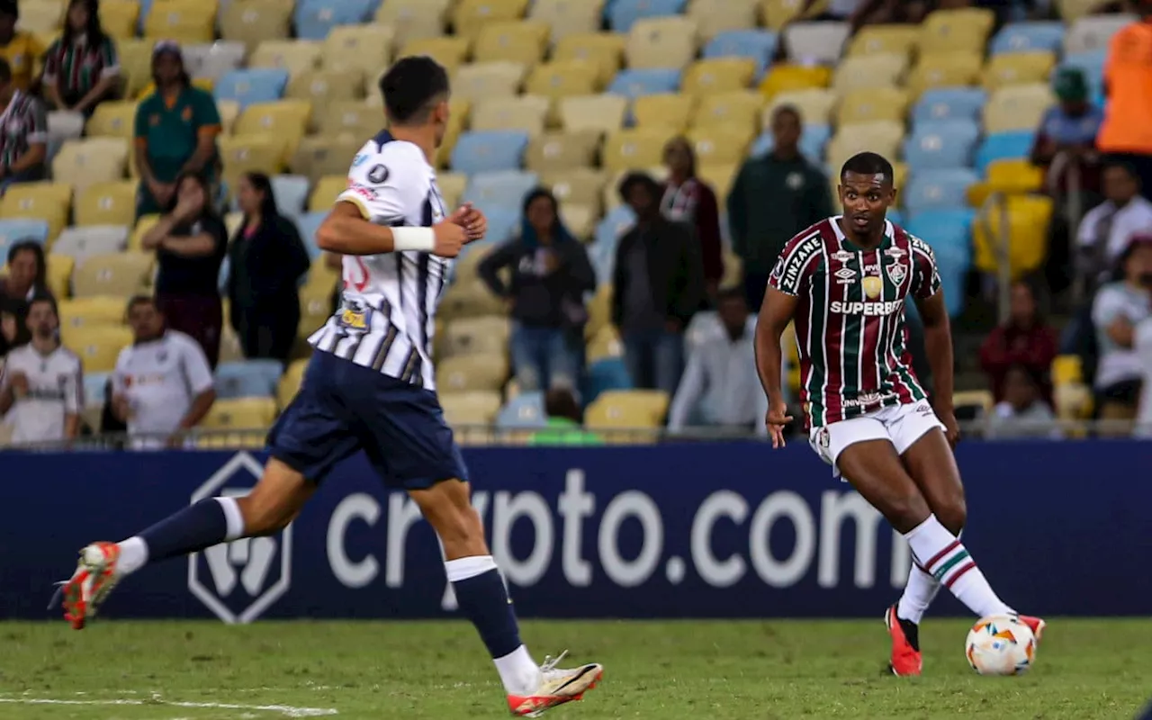 Fluminense Marlon celebra retorno ao Fluminense após lesão no joelho