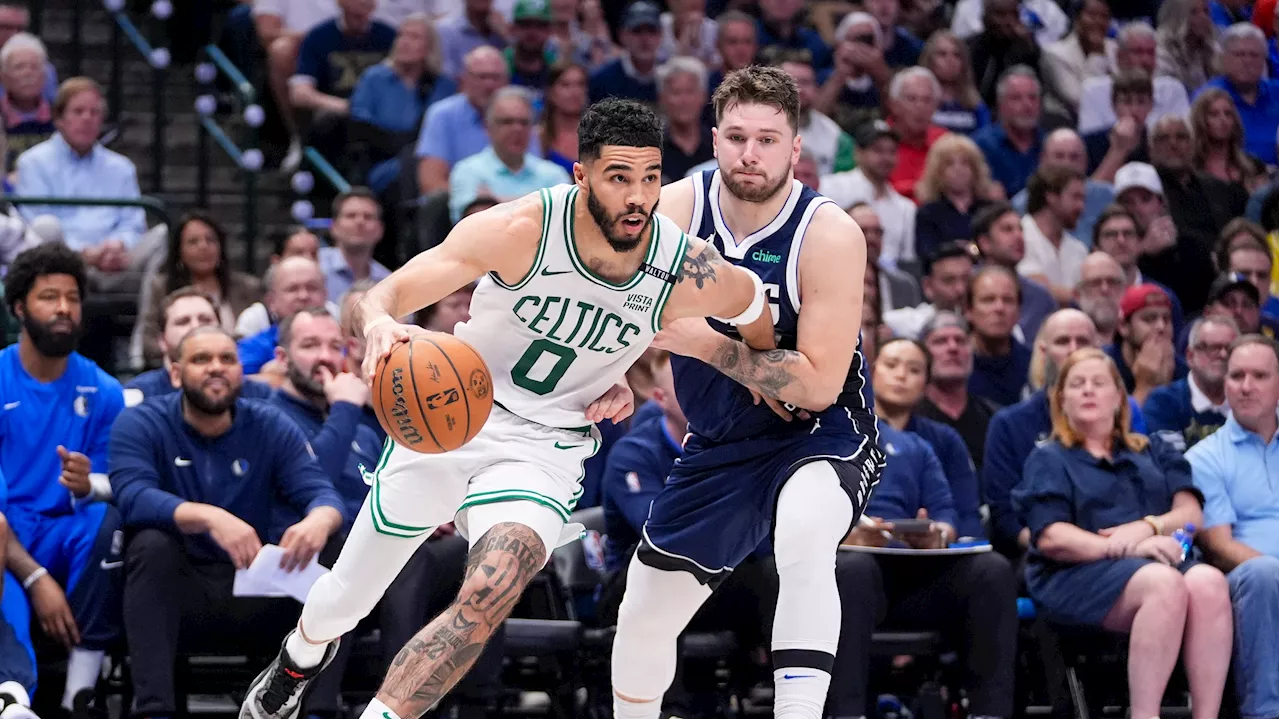 Tatum Brown Help Celtics Hold Off Mavericks Take Lead In Nba