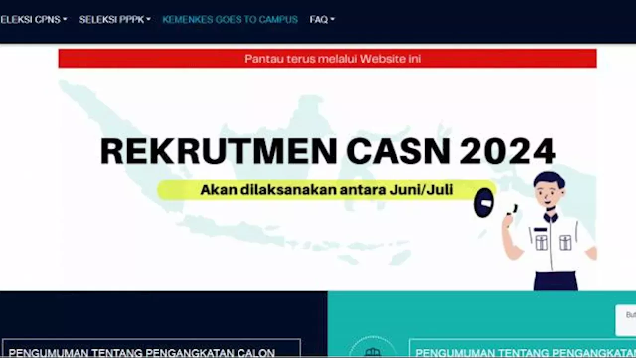 Link Pendaftaran Cpns Kemenkes Cara Cek Formasi Tahapan Dan