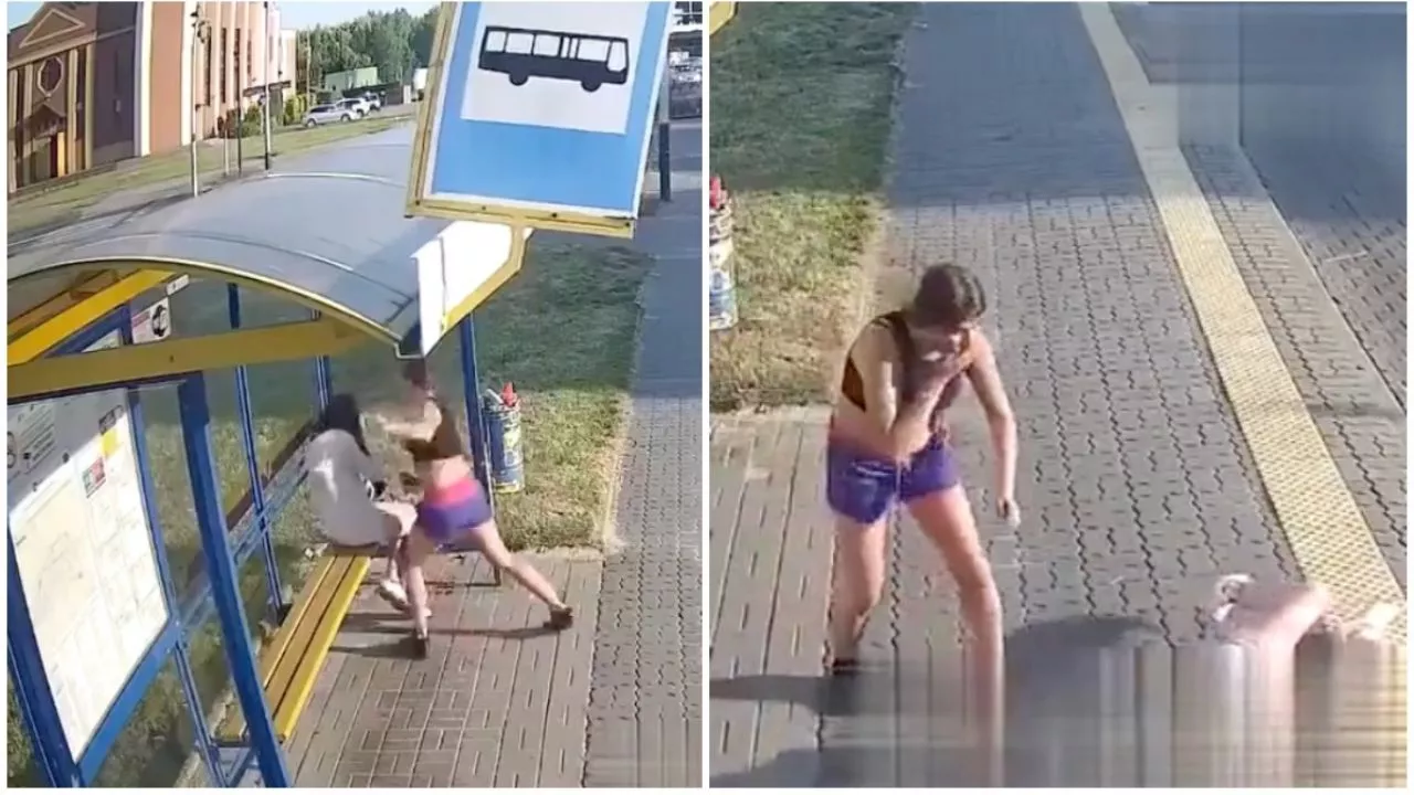 Mujer C Maras De Seguridad Captan En Video El Momento En El Que Una