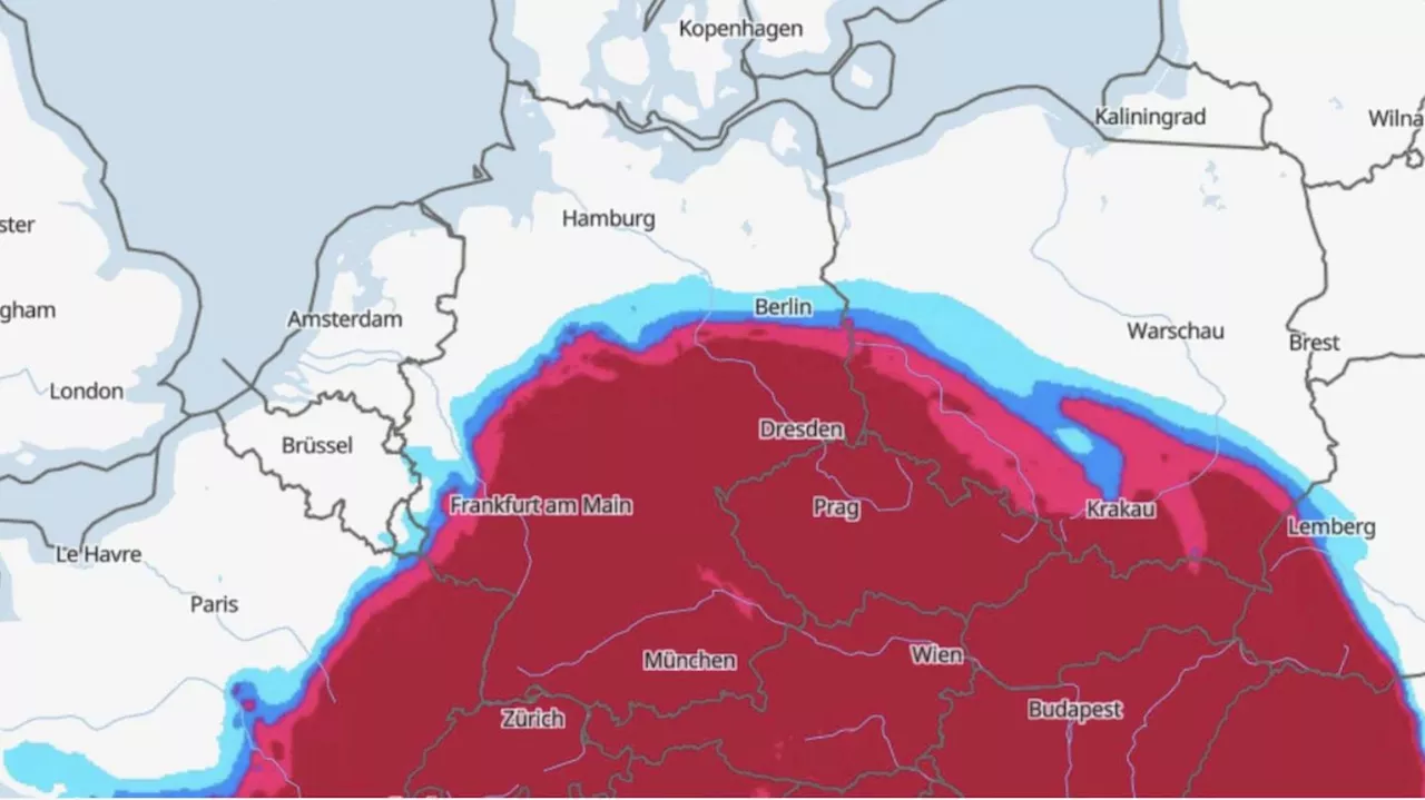 Unwetter Karten Zeigen Wo Gewitter Und Starkregen Aufziehen